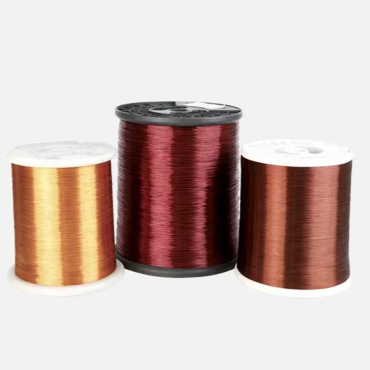 Kobber - kledd aluminium og aluminiumsemaljert ledning